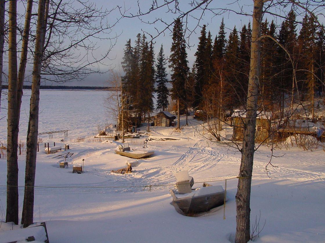 Birch Creek: the 'camp' where Linda lives with Jim.