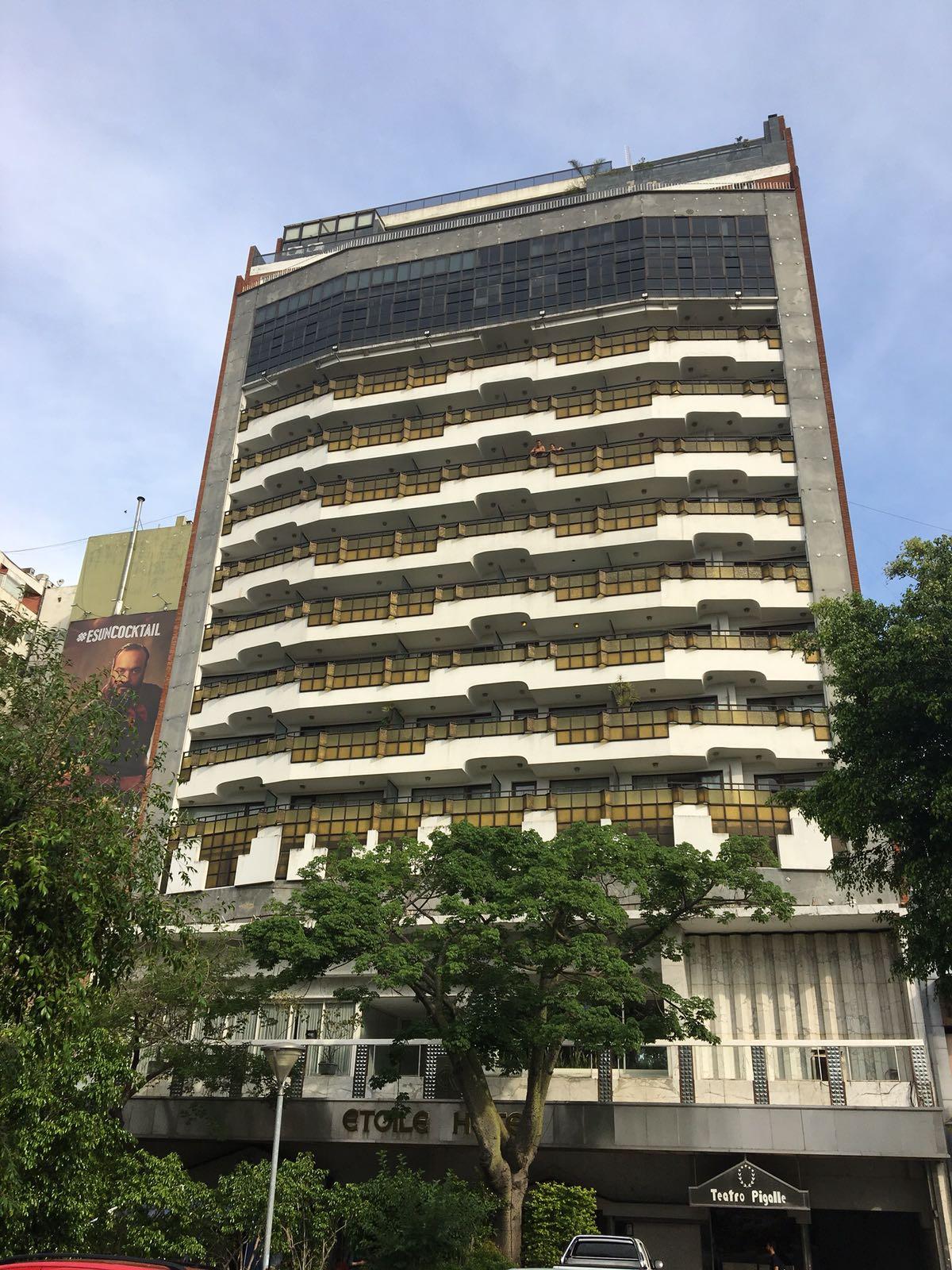 The hotel where Todd stayed during his time in Buenos Aires.