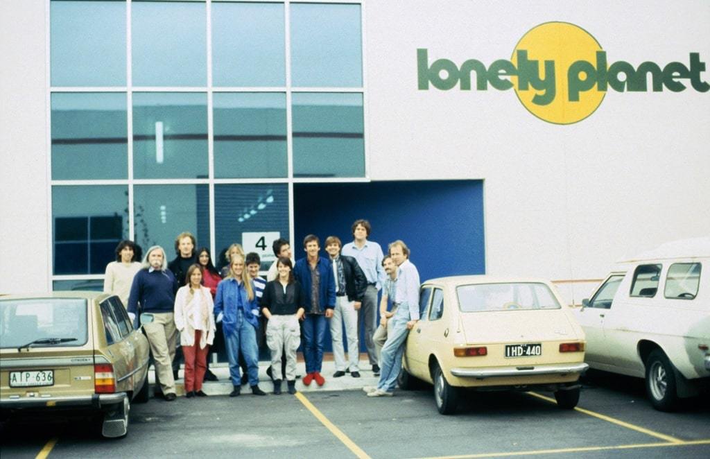 The Lonely Planet office in Melbourne in 1987.